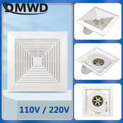 6/8 inch Ceiling-mounted Exhaust Fan Low Decibel Ventilation Large Air Volume For Gypsum Board Wooden Plastic buckle board 110V