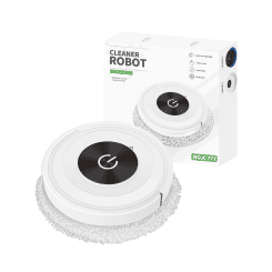 Silent Touch Mopping Robot Sweeping Wet and Dry All-In-One Cleaning Machine Smart Home Appliance Vacuum Cleaner (White)