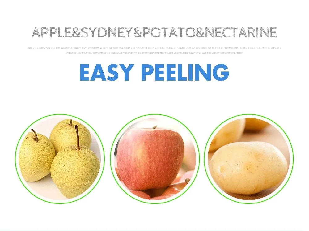 Description Picture 6 of itemElectric Potato Peelers Automatic Rotating Apple Peeler Potato Peeling Machine Automatic Fruits Vegetables Kitchen Peeling Tool