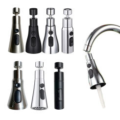 720° Rotatable Kitchen Faucet Head Sprayer Rotating Nozzle Sink Tap Shower Replacement Accessory Bubbler High-Pressure Aerator