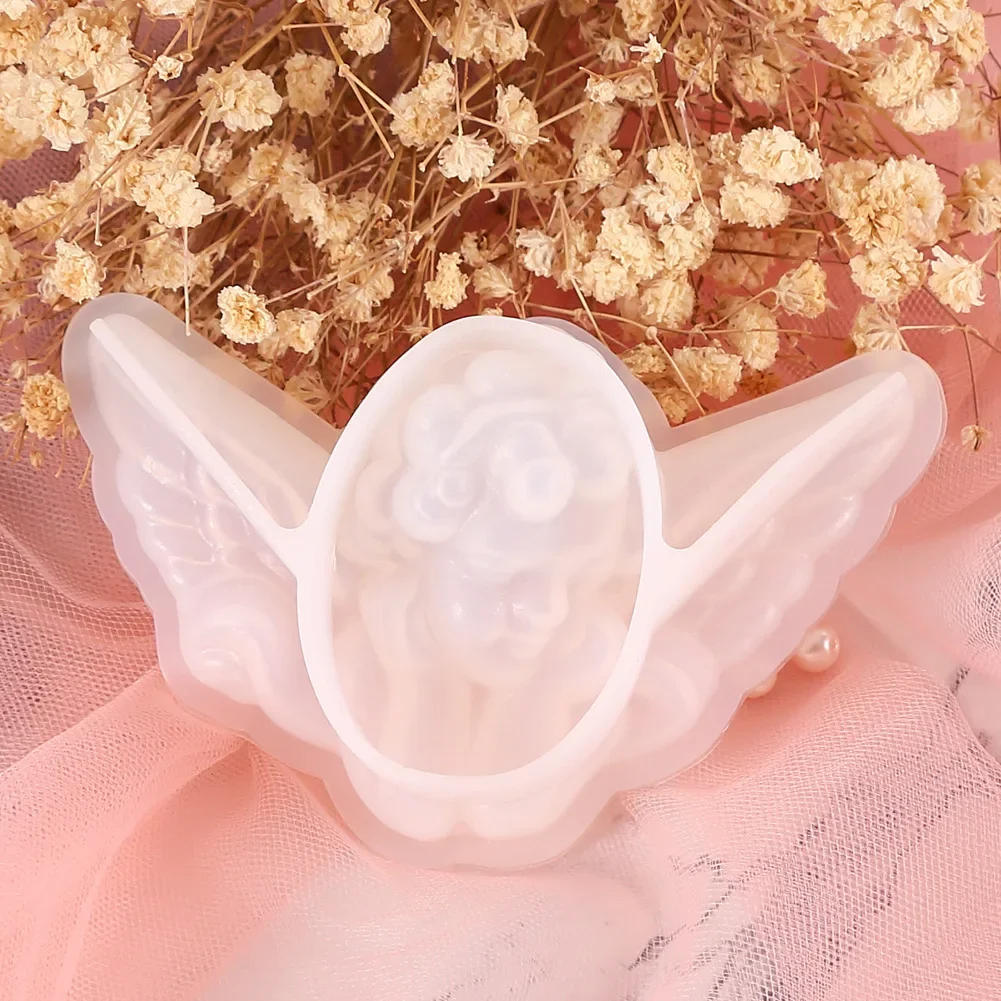 Description Picture 6 of itemDIY Angel/Mermaid Silicone Soap Mold 3D Portrait Plaster Candle Epoxy Resin Making Tool Handmade Chocolate Ice Cube Baking Kit
