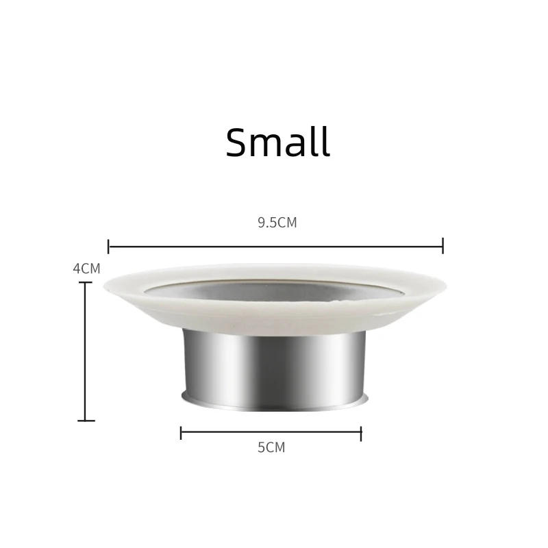 Description Picture 2 of item1PC Toilet Deodorizer Stopper Squatting Pan Anti-smell Plug Stainless steel Bathtub Sewer Pipe Anti-blocking Cover for Bathroom