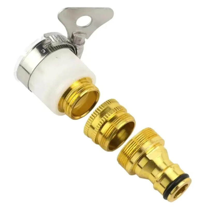 Description Picture 6 of itemCar Wash Garden Universal Multifunctional Faucet Connector Three-In-One, Suitable for Most Faucet Models, Alloy Material, Tight-Fitting