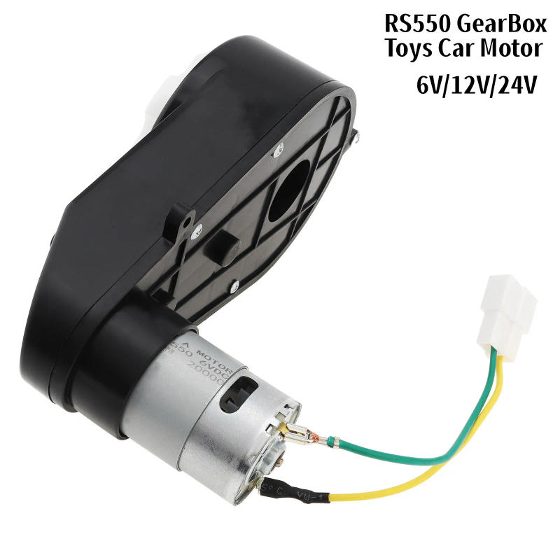 Description Picture 2 of item6V/12V/24V RS550 Kids Ride On Toys Car Motors Children Car Wheels Gearbox High Speed DC Motor for Remote Control Car SUV Parts