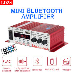 BT88y 60W 12V Hifi Power Amplifier Stereo Home Car BASS Audio Amp Car Speaker Class D Car Home Sound Power Amp