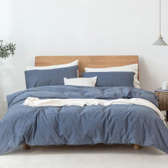 2023 Luxury Quilt Cover Bedding Comforter Cover Set High Quality Solid Color Duvet Cover Set