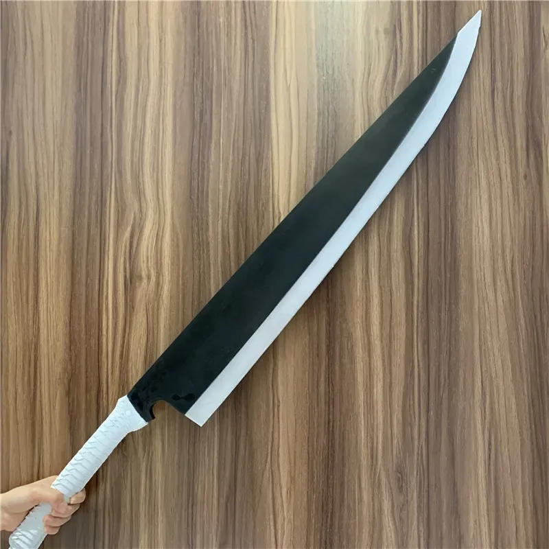 Description Picture 2 of itemBleach 106cm Cosplay Sword Anime Knife Kurosaki ichigo  Weapon Black Katana Role Playing  Safety PU Prop Toy