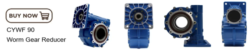 Description Picture 4 of itemCHENYUE Large output Bore Worm Gearbox CYWF60 Input 35 Output 60 Ratio 5:1/100:1 Torque 200-647N.m Engine 7.5Kw Free Maintenance