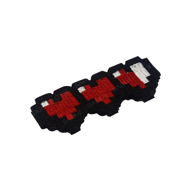 Description Picture 5 of itemGame Over  Button Turn On Off Player Video Games Embroidered Patch Supervisor 1% 100% Battery No Eacape Let's Go Cassette Badge