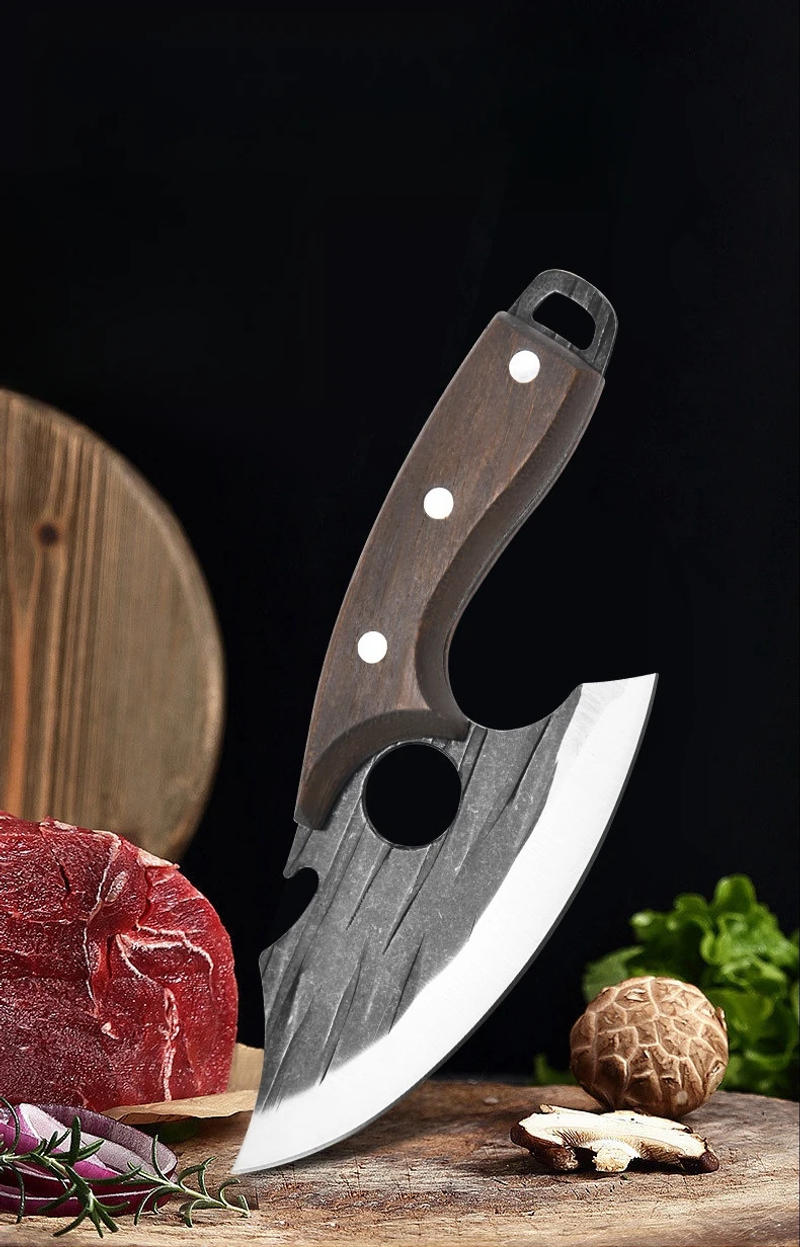 Description Picture 3 of itemFish Boning Knife Professional Tool Cooking Kitchen Knife Seafood Mutton Aquatic Slaughter Multifunctional Meat Cleaver