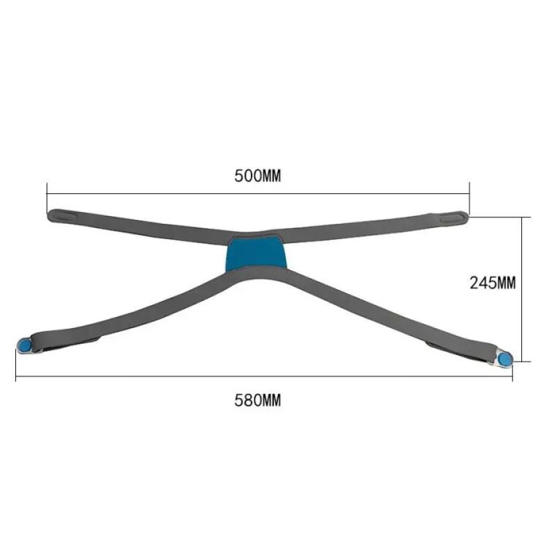 Description Picture 5 of itemResmed Airfit F30i Full Mask Replacement Part CPAP Head Band Headgear For Respironics Washable Durable