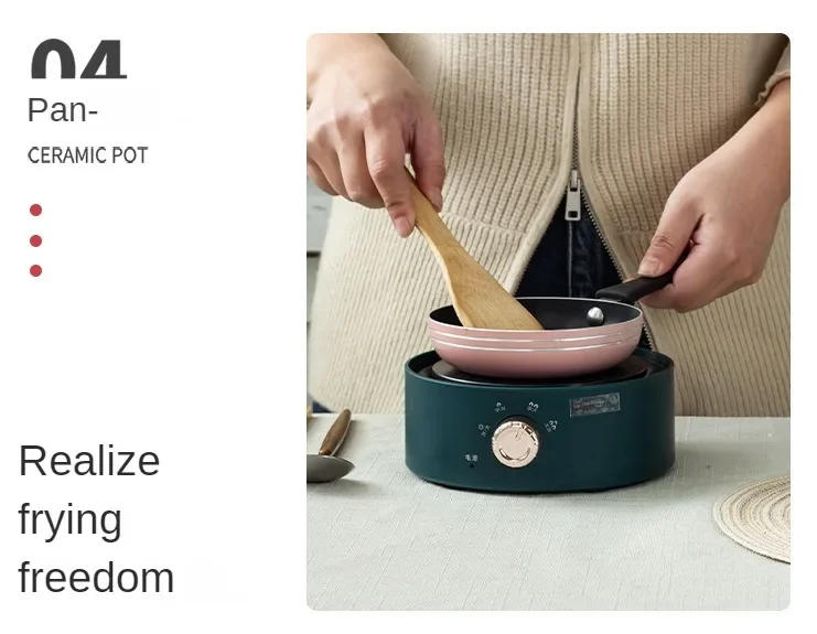 Description Picture 6 of itemMini Electric Ceramic Infrared Heating Stove Milk Water Boiler Heater Coffee Moka Countertop Burner Stew Hotpot Induction Cooker