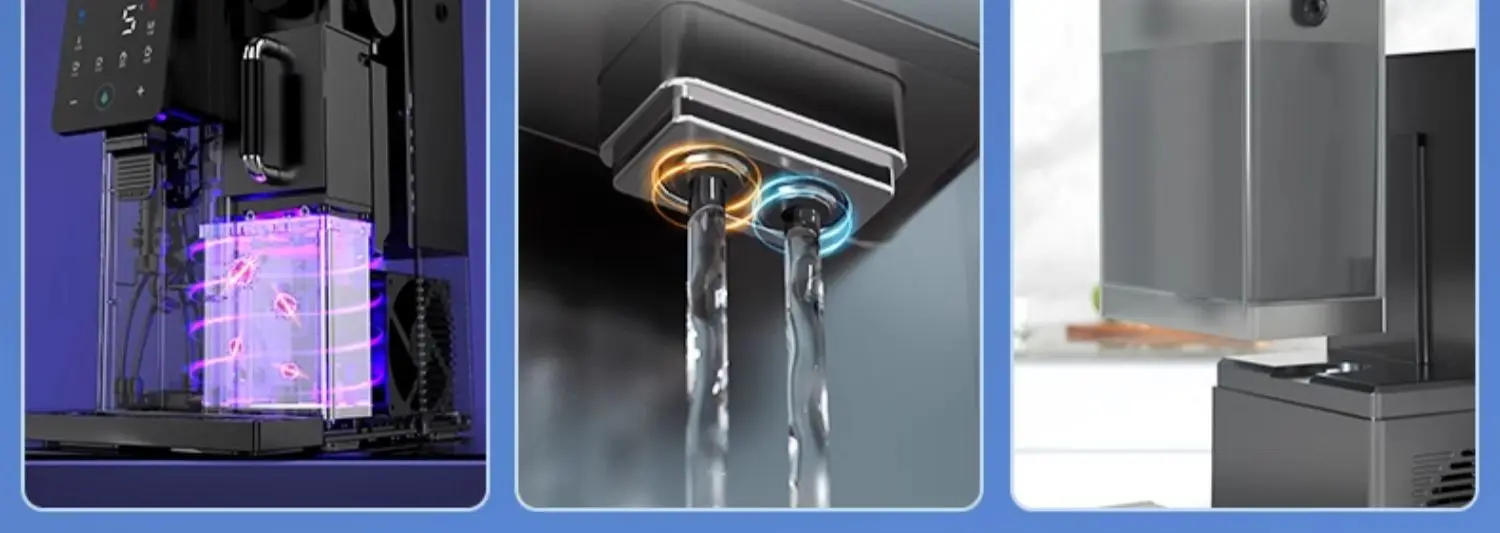 Description Picture 4 of itemIce Maker Household Instant Heating Refrigeration Integrated Machine Direct Drinking Water Dispenser Automatic Solid Ice  Small