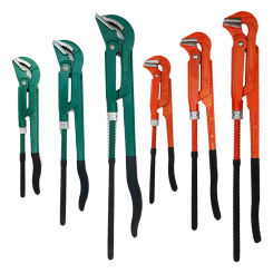 Swedish Pipe Activity Wrench 1" 1.5" 2" Adjustable Plumber's Torque Wrench With 45° 90° Jaws Heavy Duty Plumbing Hand Tools
