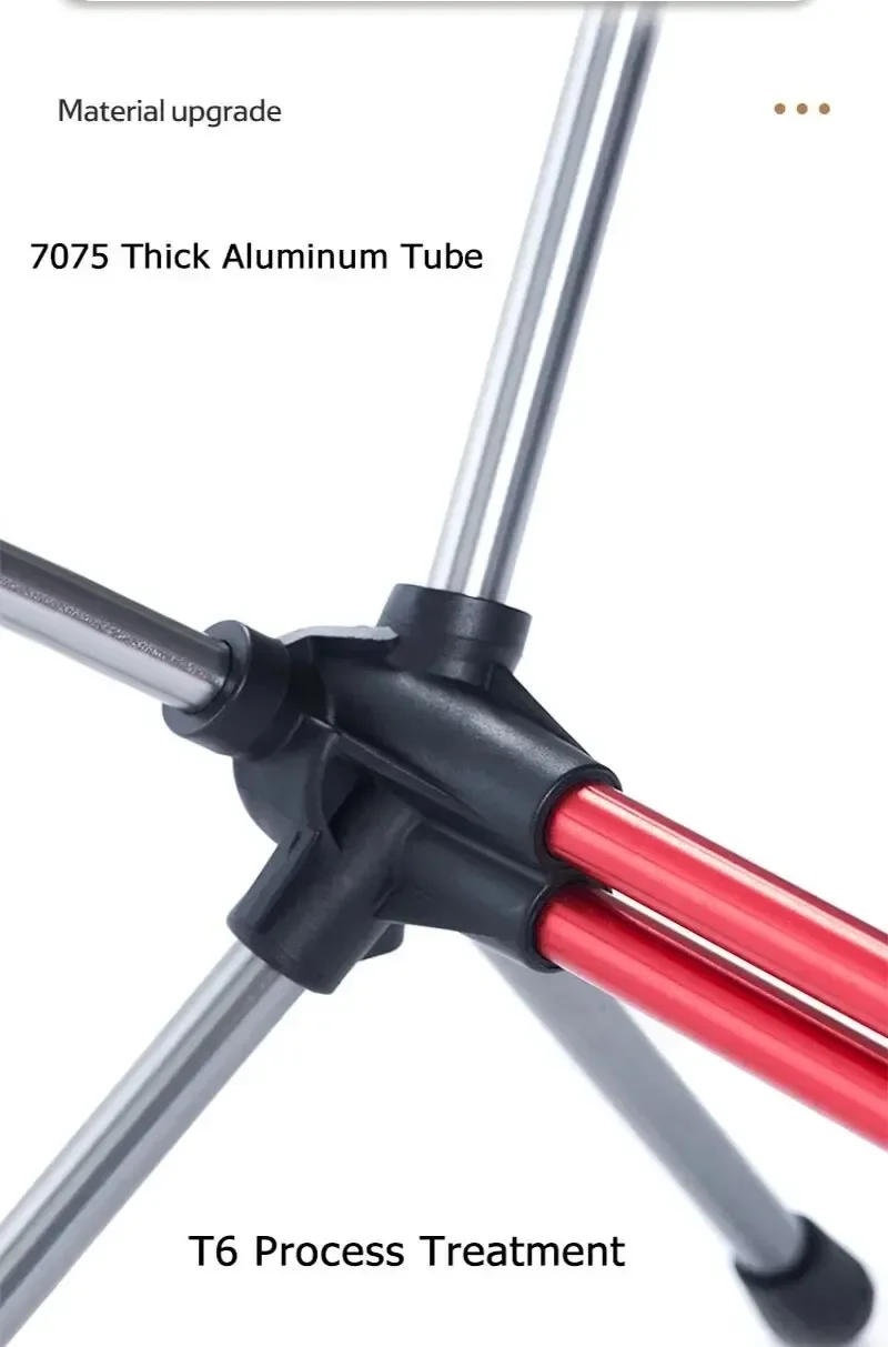 Description Picture 5 of itemNaturehike Camping Moon Chair High Back Ultralight Folding Chair Portable 120Kg Load Travel Rocking Chairs Outdoor Fishing Chair