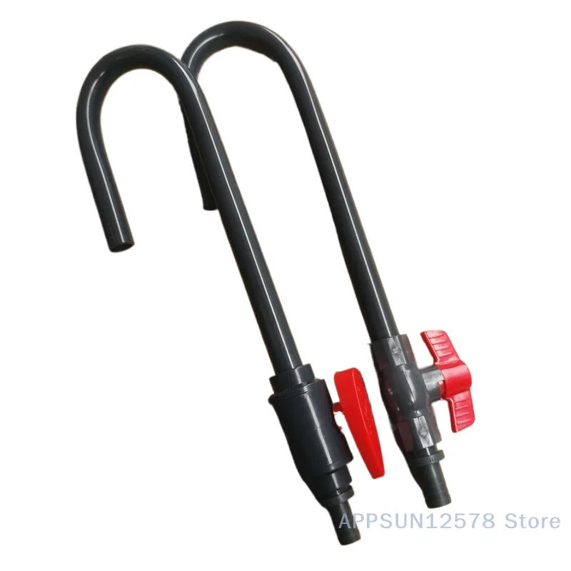 Description Picture 3 of itemFish Water Filler Pipe Aquarium Water Filler Tube U Shaped Wall Mounted Automatic Top Off Water Refiller Pipe