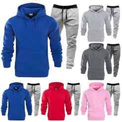 Men With Pants Hoodie Leisure Winter Fleece Hooded h Women Suits Sweaters And Pants Hiking Windproof Retro American