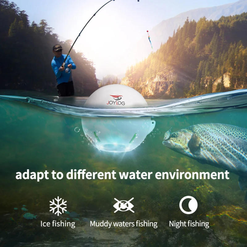 Description Picture 2 of itemJOYLOG Smart Sonar Fish Finder Rechargeable Wireless Sensor 40M Water Depth Echo Sounder Fishing for Bait Boat Carp Fishing