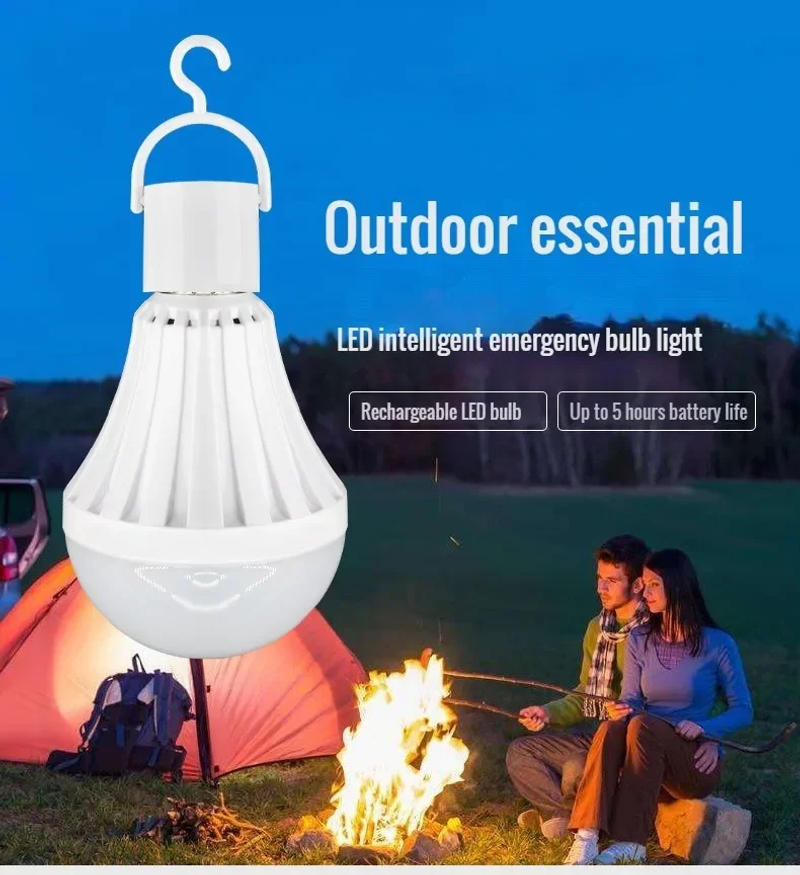 Description Picture 2 of itemLed E27 Emergency Light LED Bulb E27 Led Lamp 5/7/9/15W Rechargeable Battery Lighting Lamp for Outdoor Lighting Flashligh