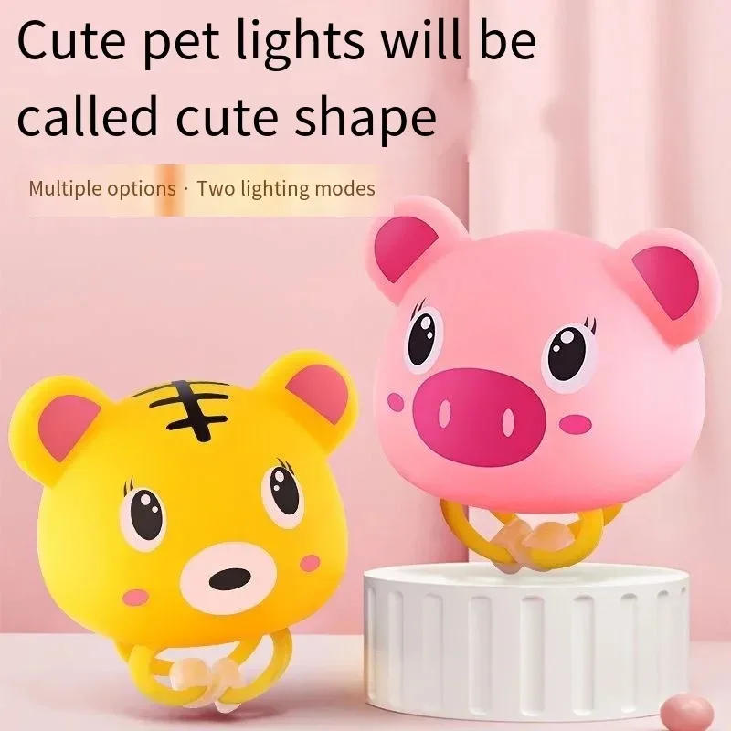 Description Picture 3 of itemCartoon Animal Bicycle Bell Ring Kids Scooter MTB Road Bike Headlight Horn Cycling Handlebar Lamp Flashlight Bike Accessories