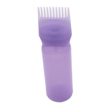 120ml Barber Hair Dye Applicator Brush Bottles Dyeing Comb Dye Kettle Applicator Tools Hair Coloring Styling Tool
