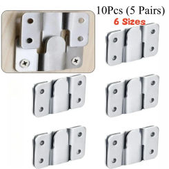 10pcs Interlock Hanging Buckle Flush Mount Bracket Furniture Connector Wall Picture Frame Hanger Display Photo Frame Hooks