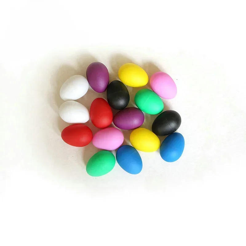 Description Picture 2 of item2pcs Plastic Percussion Maracas Musical Sound Egg Colorful Musical Instrument Baby Toddler Childre Toy Egg Toy  Egg Shaker
