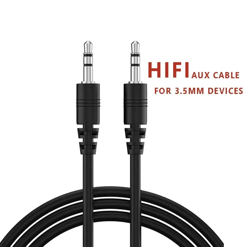 Description Picture 4 of itemAux Cable 3.5mm Jack To 3.5 Jack Male Car Auxiliary Audio Cable Wire For Phone Headphone Speaker Laptop Car MP3/4 Aux Cord 0.5m