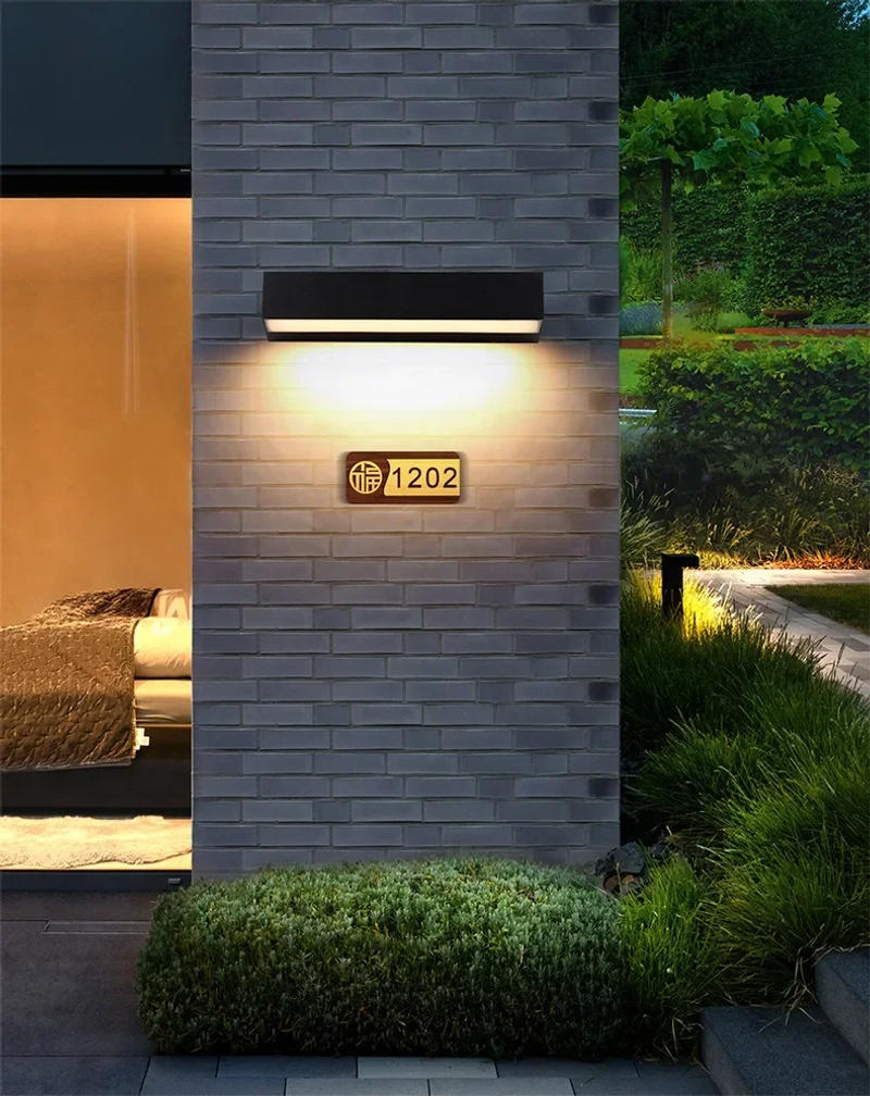 Description Picture 4 of itemWaterproof No Motion Sensor Light Wall Light LED Outdoor Lights AC85-265V Porch Lights Balcony Garden Lights Outdoor Wall Lamp
