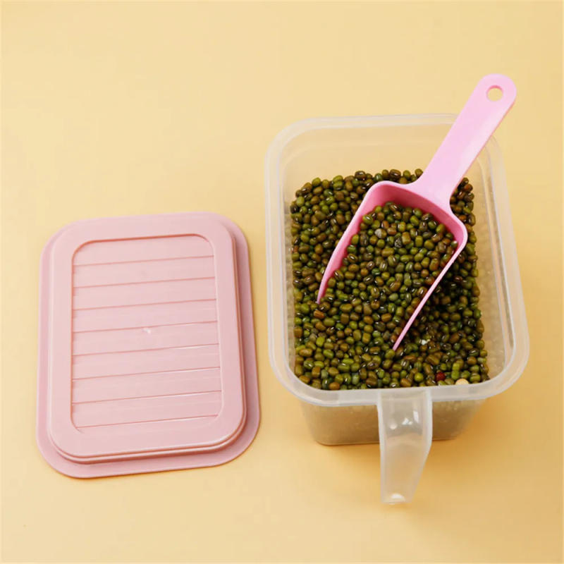 Description Picture 4 of itemMulti-Purpose Plastic Kitchen Ice Scoops Bar Scoop for Canisters Flour Powders Dry Foods Candy Pop Corn Coffee Beans
