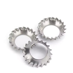 DIN6798A 304 Stainless Steel Tapered Serrated Lock Washer V External Teeth Lock Funnel Saw
