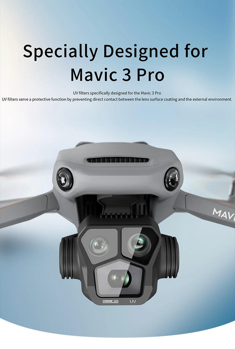 Description Picture 4 of itemCamera Lens Filters Set for DJI Mavic 3 Pro Drone Filter GND16 UV CPL ND8 ND16 ND32 ND64 Filter Kit Polar Filters Accessories