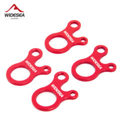 Widesea 4pcs Camping Hiking Tent Wind Rope Buckle Adjustable Aluminium Alloy Cord Buckles Equipment Outdoor Tents Accessory