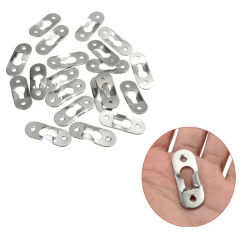 20Pcs 44mm x 16mm Picture Hangers Metal Keyhole Hanger Fasteners For Picture Photo Frame Furnniture Cabinet