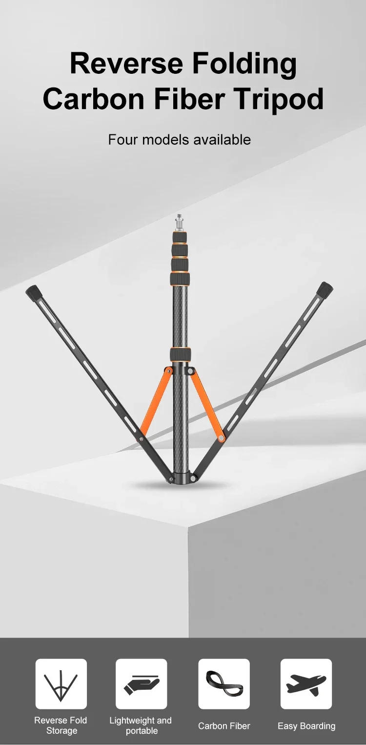 Description Picture 2 of itemSoonpho Tripod LS255C LS285C 200cm 270cm Carbon Fiber /Aluminum Light Stand For Photography Studio Softbox Godox Light Flash