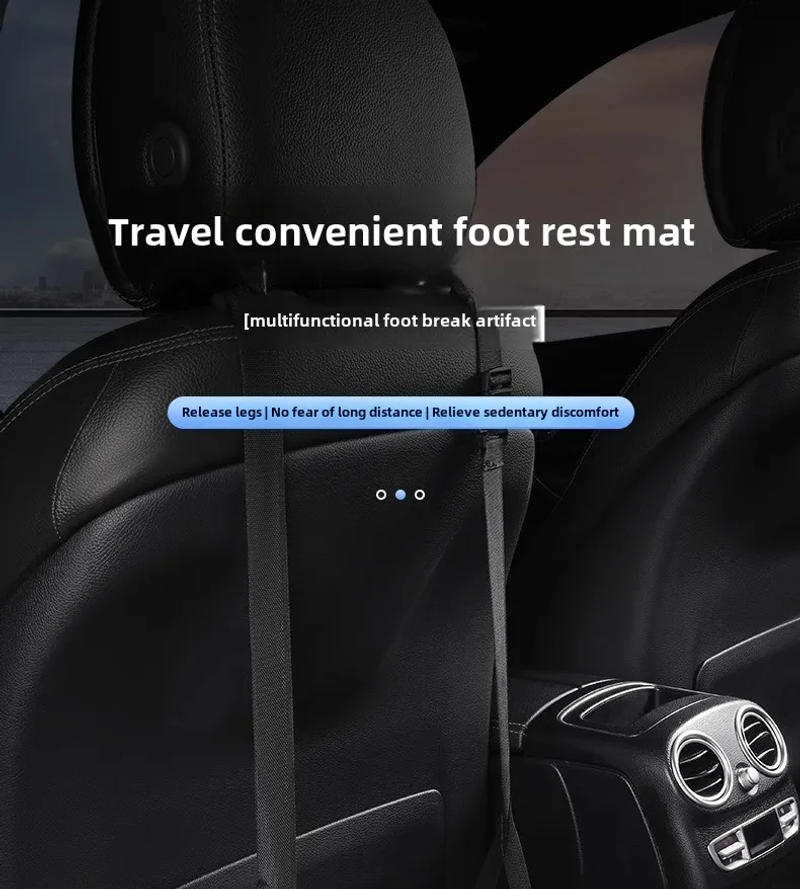 Description Picture 2 of itemKids Legs Rest Pads Car Back Row Seat Foot Holds Children's Legs Holding The Foot Stool Tour Rest Long-distance Foot Hold Mats