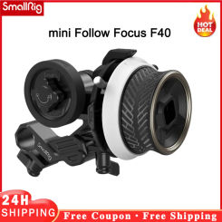SmallRig Mini Follow Focus F40 3010C,Mini Follow Focus Matte Box Quick Focus Wireless Lens Control For DLSR & Mirrorless Cameras