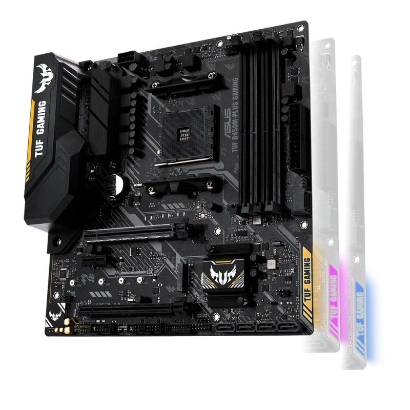 Description Picture 5 of itemASUS B450M Motherboard TUF B450M-PLUS GAMING AM4 support Ryzen 5 5600G 5300G 5700 3900 1500 cpus DDR4 64GB M.2 ATX