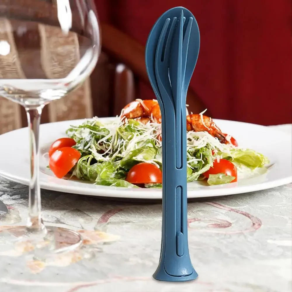 Description Picture 2 of itemNew Tableware Cutlery Set Camping Backpacking Utensils Portable Knife Fork Spoon Chopstick Travel Dinnerware Kitchen Accessories