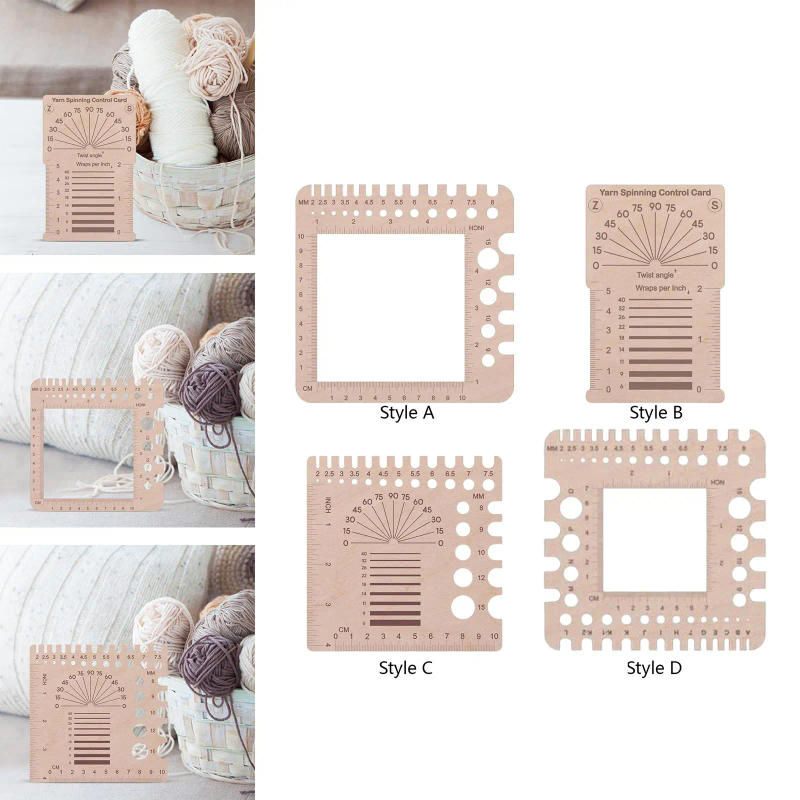 Description Picture 5 of itemWooden Knitting Gauge Ruler Wooden Knitting Pin Gauge, Crochet Accessories, DIY