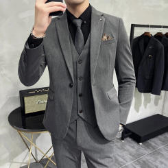 7562 Long sleeve suit suit men formal civil service interview