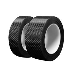 Nano Carbon Fiber Car Sticker DIY Protector Paste Strip Auto Door Sill Side Mirror Anti Scratch waterproof Tape