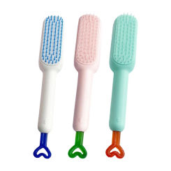 Self Cleaning Hair Brush Styling Tool Hairdressing Brush Hair Brushes for Women for Long Curly Thick Wet and Dry Hair Straight