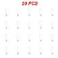 20pcs white 15cm