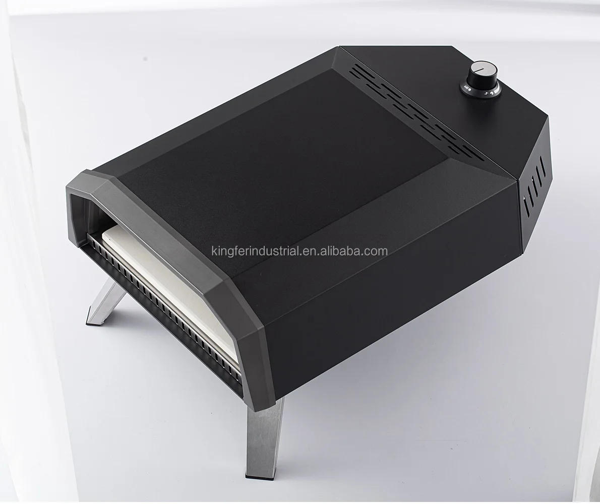 Description Picture 5 of item12-Inch Stainless Steel Gas Pizza Oven For Outdoor Parties Single Oven Free-Standing For Household RV Hotel Use