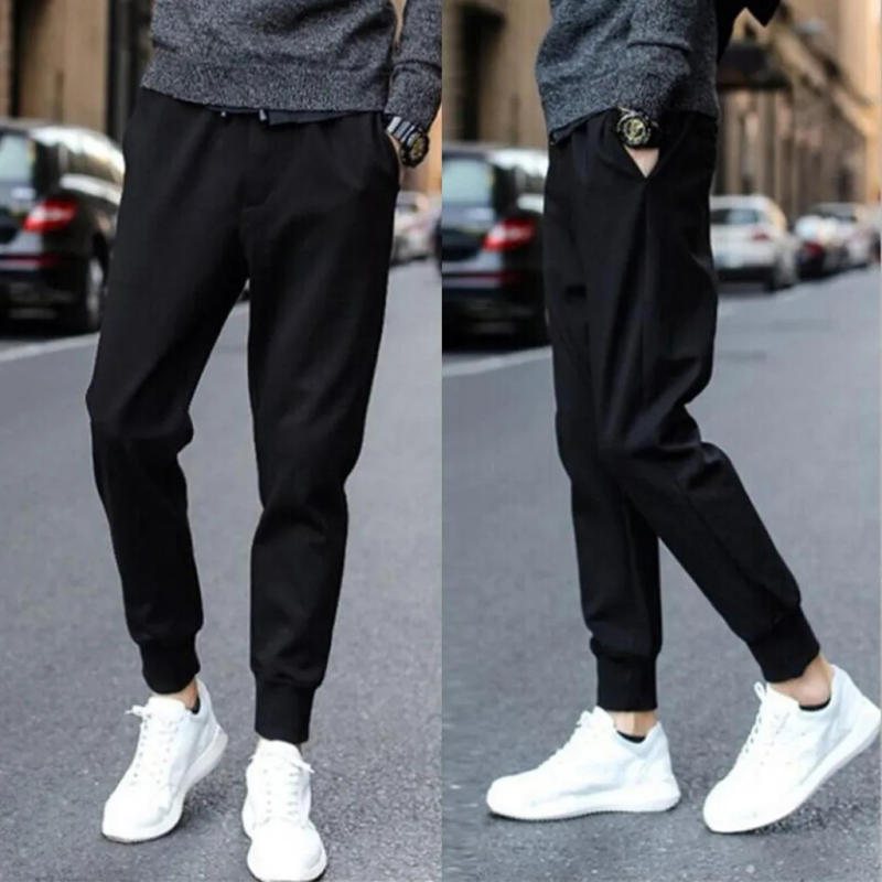 Description Picture 2 of itemMen Sport Pants Running Pants With Zipper Pockets Soccer Training Jogging Sports Trousers Fitness Football Leggings Sweatpants