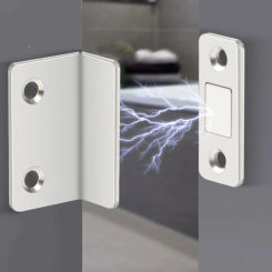 Strong Magnetic 304 Stainless Steel Catch Latch Ultra Thin For Door Cabinet Cupboard Closer Furniture Hardware Cabinet Catches