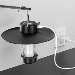 LED Lighting Lantern Waterproof with Hook Camping Tent Lights Type-c Charging Garden Decoration Lamp Dimmable for Outdoor Travel