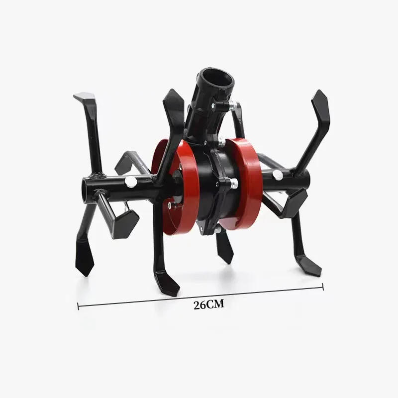 Description Picture 2 of itemGarden Tool Brush Cutter Grass Wheel Head, Soil Loosen Head ,Weeder Head ,Mini Tiller Parts Garden Tiller Head, Cultivator