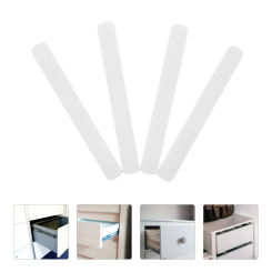 4 Pcs Storage Box Rail Sliding Guides for Drawers Slides Rails Door Kit Bearing Self Closing